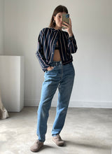 Load image into Gallery viewer, Zara Stripe Crop Top
