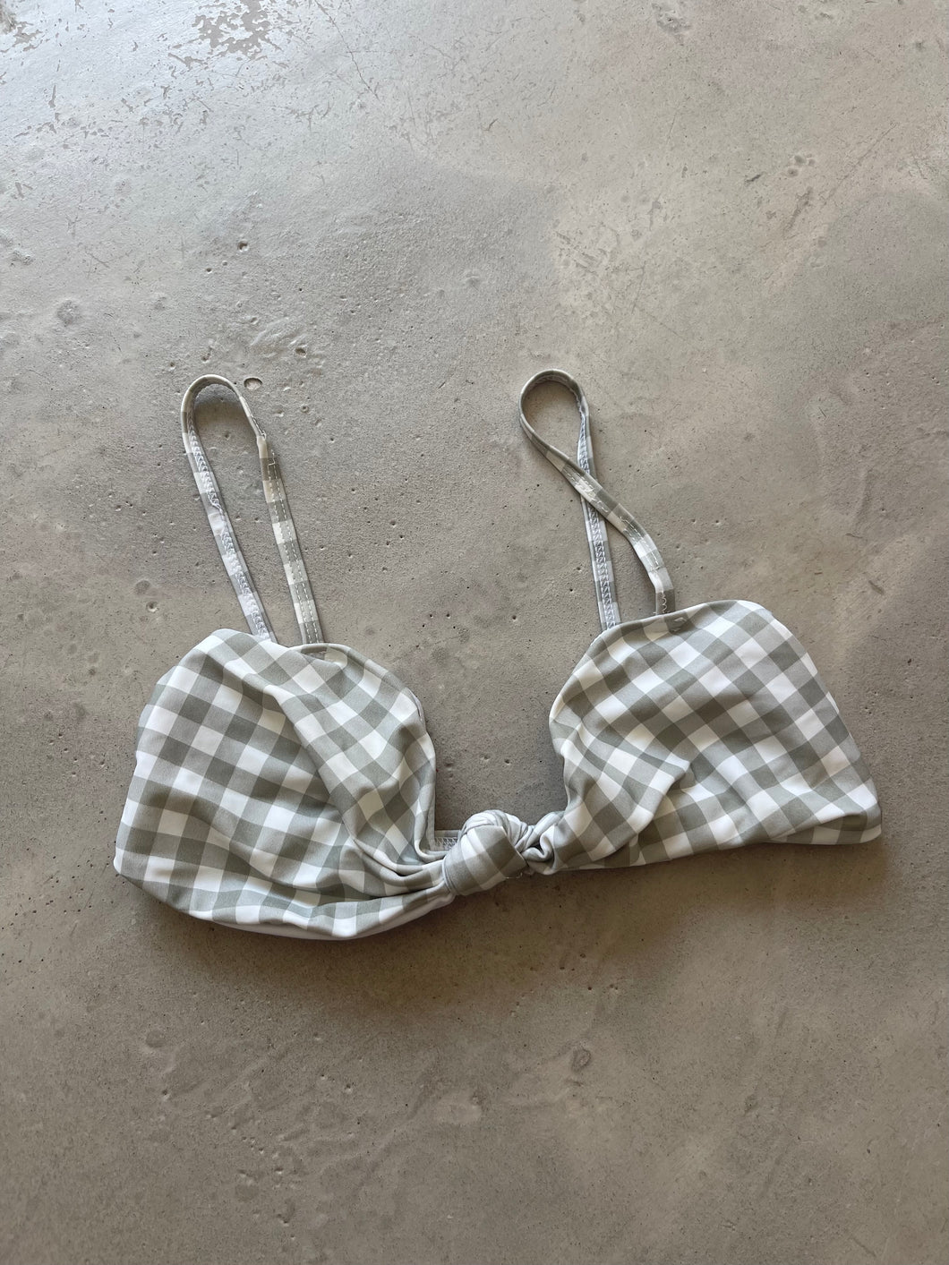 Object Gingham Bikini Top
