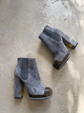 Load image into Gallery viewer, Chanel Suede Heeled Boots
