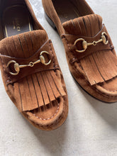 Load image into Gallery viewer, Gucci Suede Loafers - UK 4
